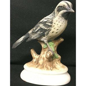 Hand Painted Ceramic/ Porcelain Warbler Lefton China #KW4206 (F125)